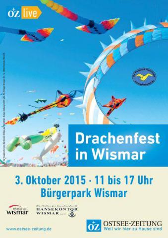 Flyer Drachenfest Wismar 2015