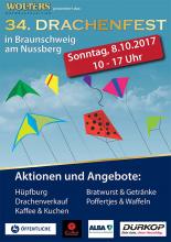 Plakat Drachenfest Braunschweig 2017