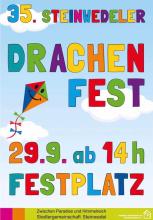 Plakat zum Steinwedeler Drachenfest